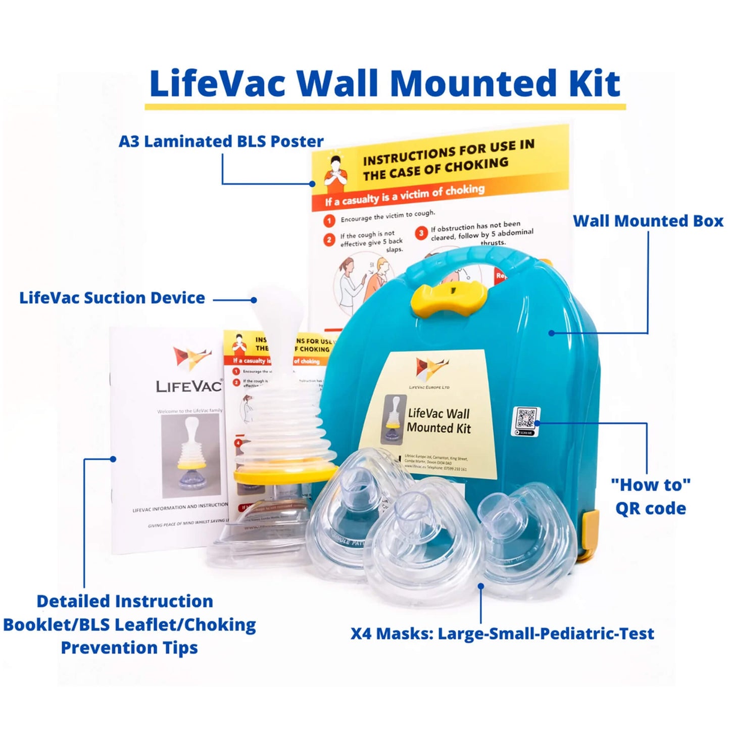 LifeVac – Veggmontert beholder